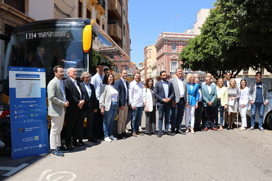 L’Ajuntament de Sagunt trasllada a la Conselleria de Medi Ambient, Infraestructures i Territori la necessitat de millorar el nou servici de transport interurbà