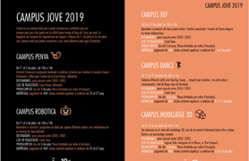 Jòvens de 12 a 16 anys aprenen cuina saludable al Campus Xef