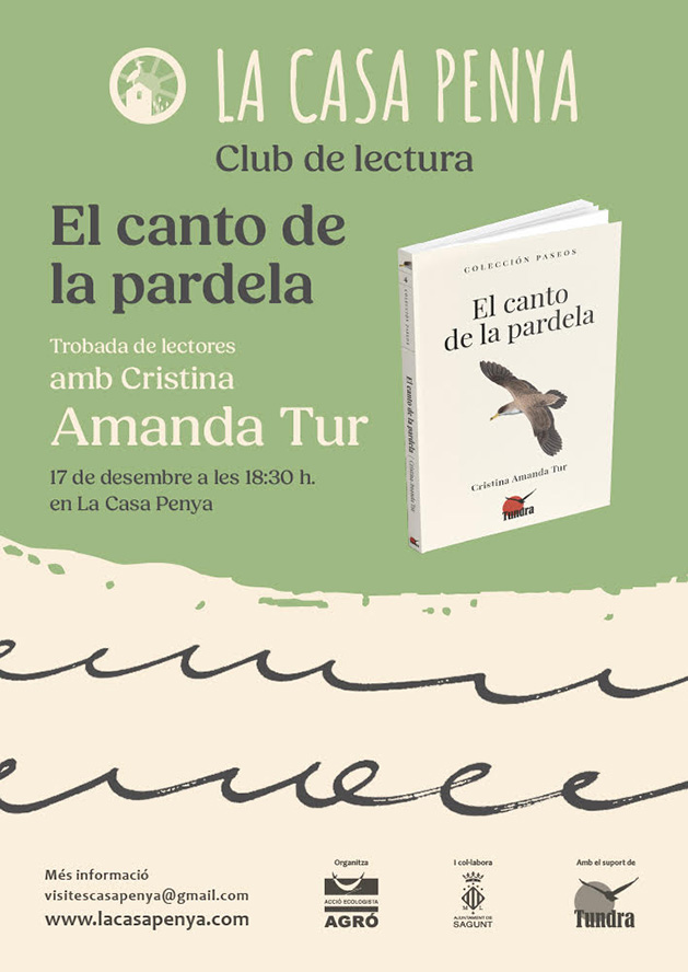 Nova trobada literària amb Cristina Amanda Tur a La Casa Penya