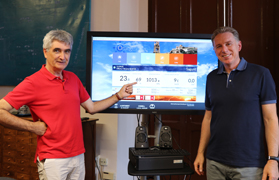 Sagunt compta amb una estació meteorològica local que oferix dades en temps real