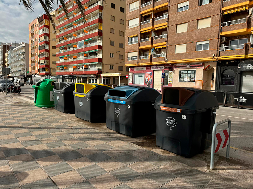 Sagunt renova el parc de contenidors amb una inversió municipal de dos milions d'euros