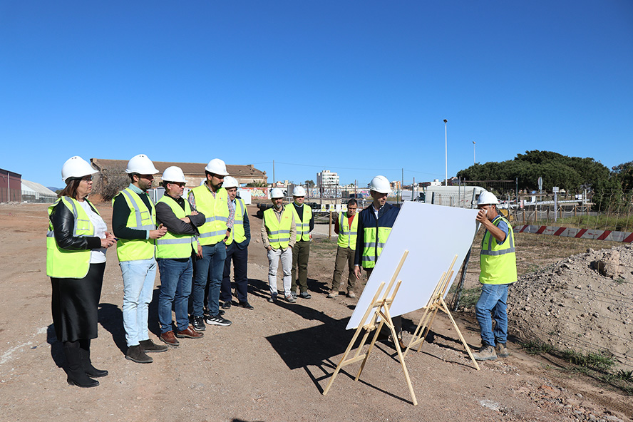 Les obres de la part terrestre  del Pantalà seguixen el seu curs