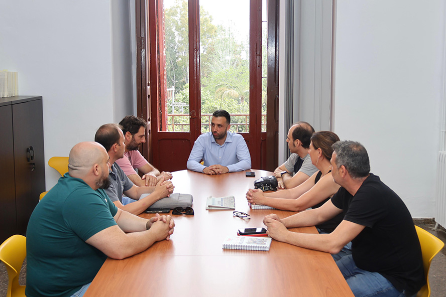 L'alcalde de Sagunt es reunix amb el Comité d'Empresa de Fertiberia