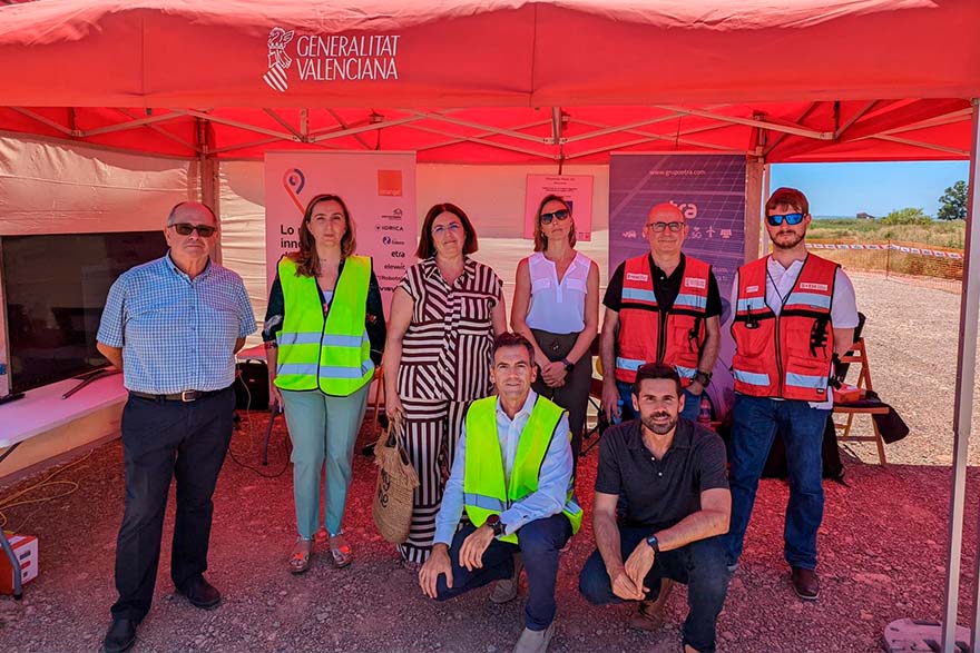 L'Ajuntament de Sagunt acull una demostració de l'ús de la tecnologia 5G per a emergències