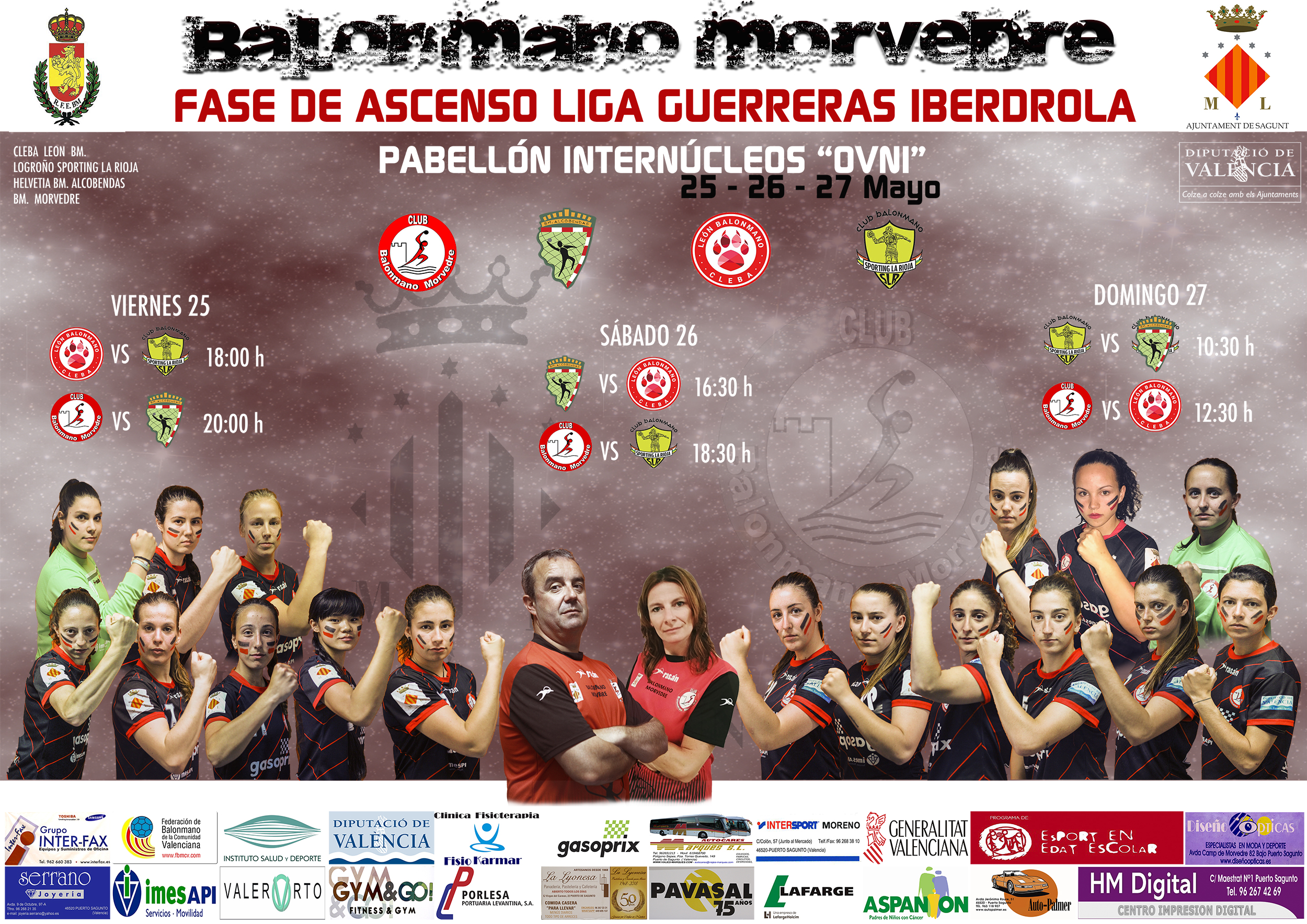 Sagunt acollirà la Fase Final d’Ascens a la Divisió d’Honor d’Handbol Femení