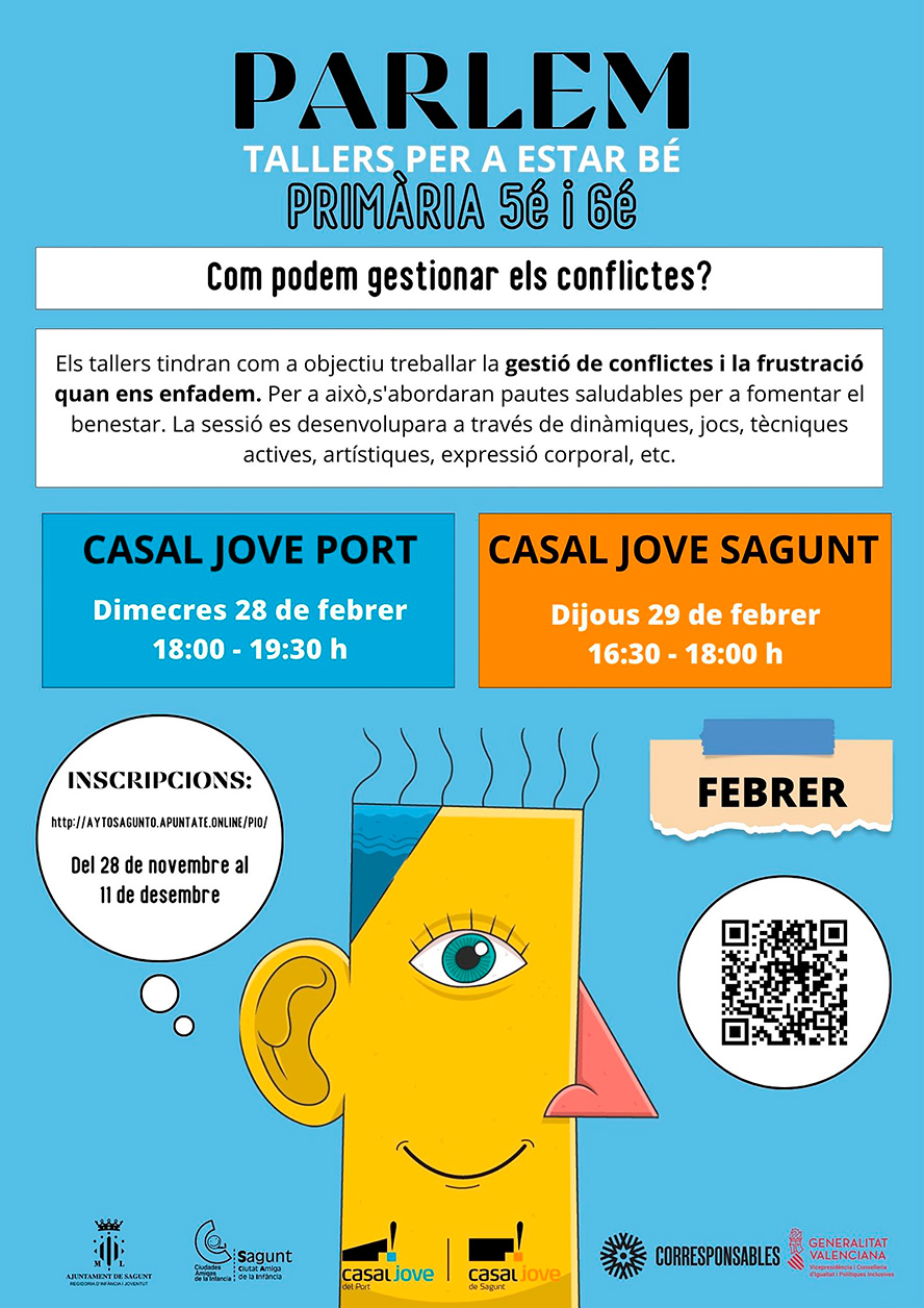 Torna el programa Parlem Primària: tallers per a estar bé