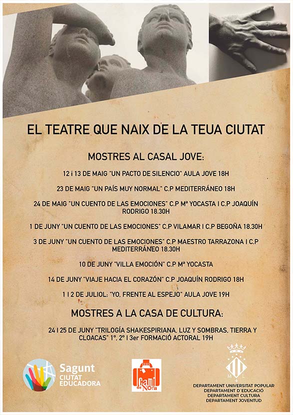 Les mostres de teatre del programa ‘El teatre que naix de la teua ciutat’ ja estan en marxa
