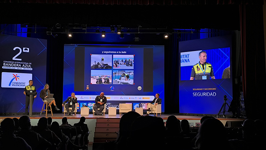 La secció de platges de la Policia Local de Sagunt ha participat en el 2n Congrés Internacional de Bandera Blava