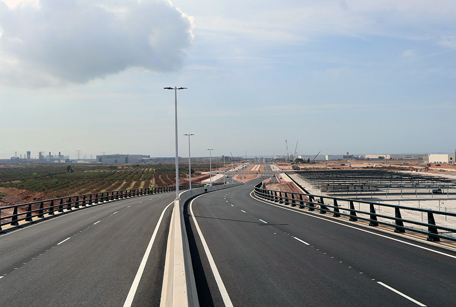 S'inaugura el vial estructural que connectarà Parc Sagunt I i II i el polígon Camí la Mar