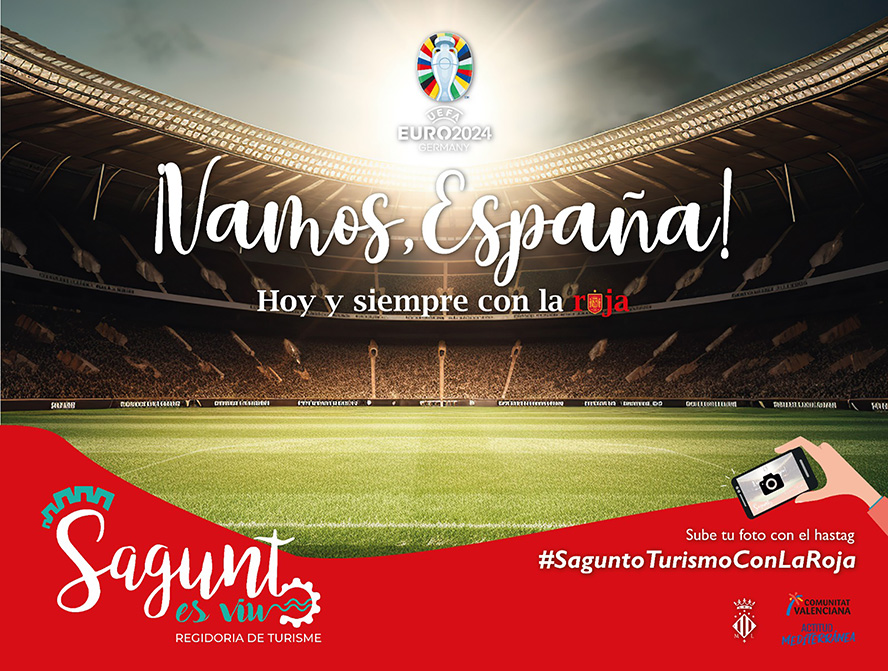 L’Ajuntament de Sagunt instal·larà dos pantalles gegants per a la final de l’Eurocopa