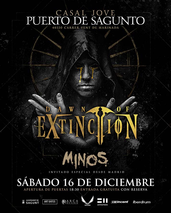 El grup local de 'metal' Dawn of Extinction presenta el seu nou disc este dissabte
