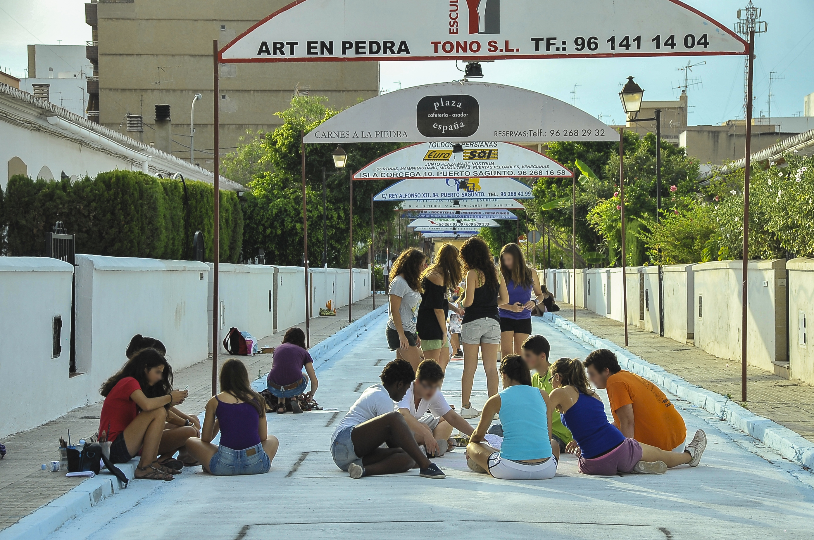 El concurs de pintura del Barri Obrer s’amplia un dia més por les pluges