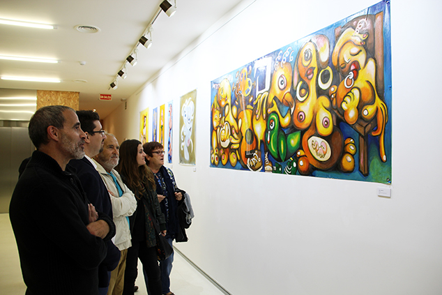 El pintor Pablo Abelleira presenta la seua col•lecció pictòrica “No time for business”