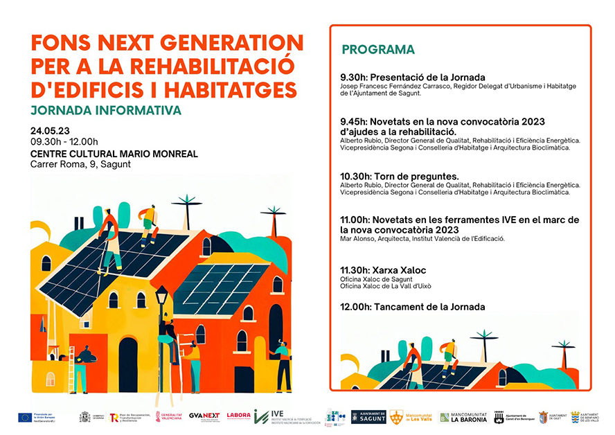 L'Oficina Xaloc celebra una jornada informativa sobre les ajudes per a rehabilitar habitatges i edificis