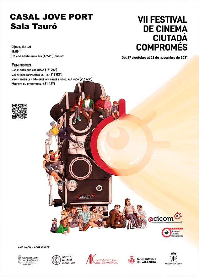 El Casal Jove projecta curts feministes dins del VII Festival de Cinema Ciutadà Compromés
