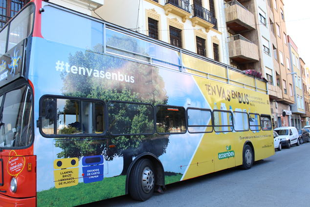 Ecoembes inicia avui a Sagunt el seu programa pilot “Te'n vas en bus”