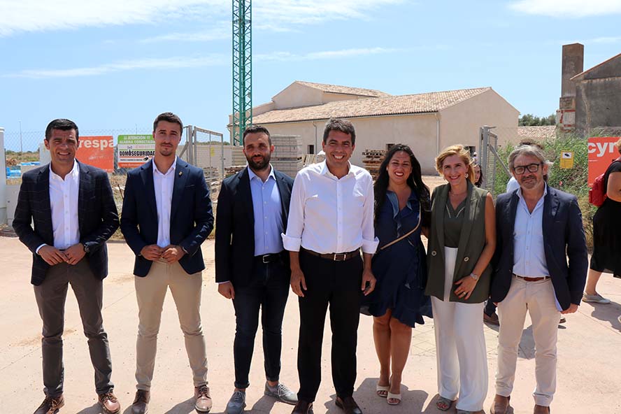 Carlos Mazón assegura que les obres d'urbanització de Parc Sagunt II convertiran el parc empresarial en un «exemple de sostenibilitat i competitivitat per a tot Europa»