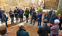 L'alcalde de Sagunt, Quico Fernández, va guiar a la vicepresidenta, Mónica Oltra, i els Consellers en una visita pel patrimoni de Sagunt