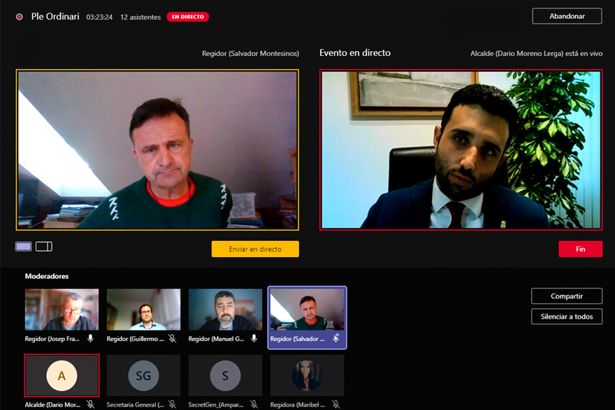 El Ple de l'Ajuntament de Sagunt insta el Govern que s'incloguen totes les activitats econòmiques en el pla d'ajudes extraordinàries