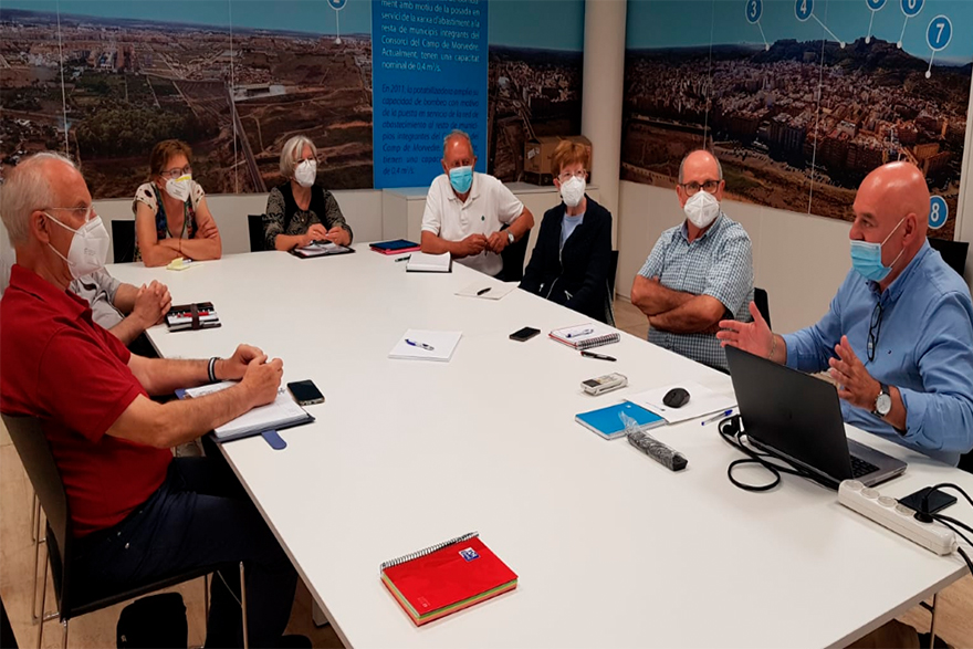 La Federació d'Associacions de Veïns de Sagunt es reunix amb Pepe Gil i el delegat d'Aigües de Sagunt
