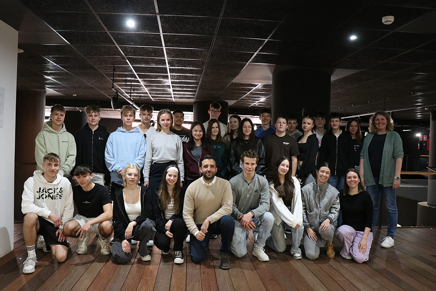 L'Ajuntament de Sagunt ha rebut un grup  d'alumnat alemany