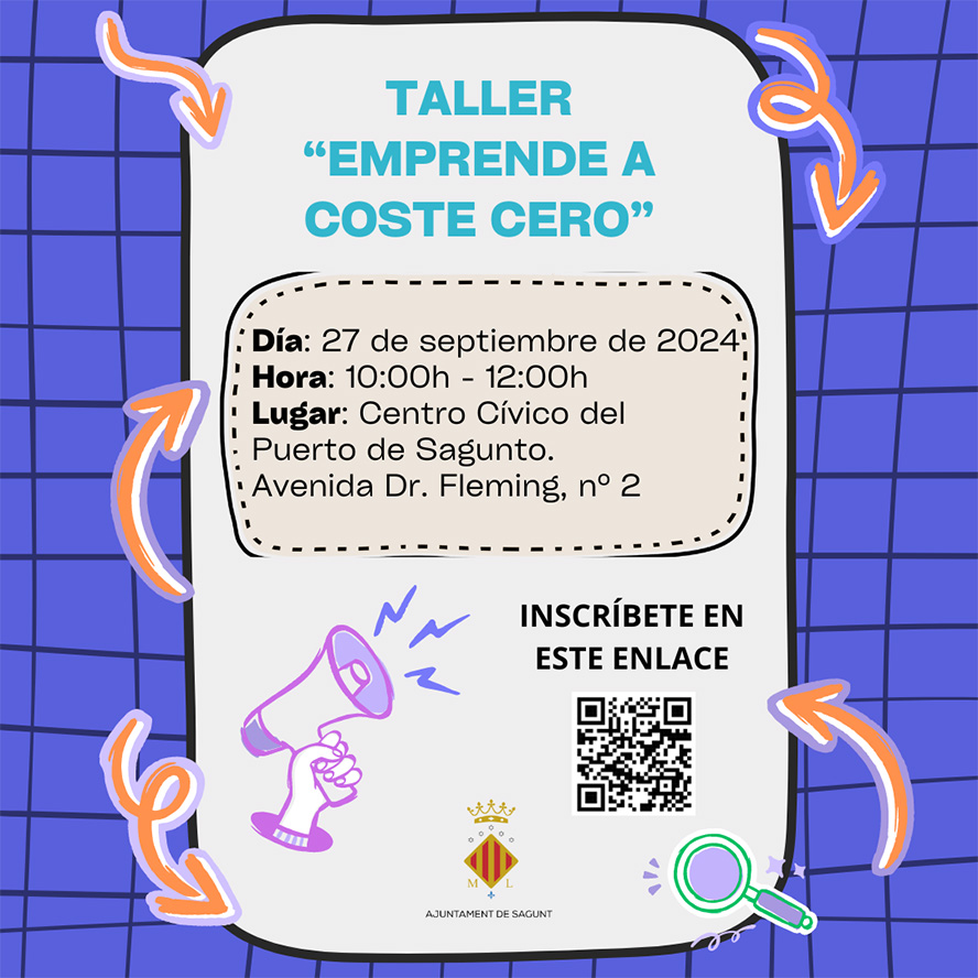 Sagunt promou l'emprenedoria amb el taller ‘Emprendre a cost zero’