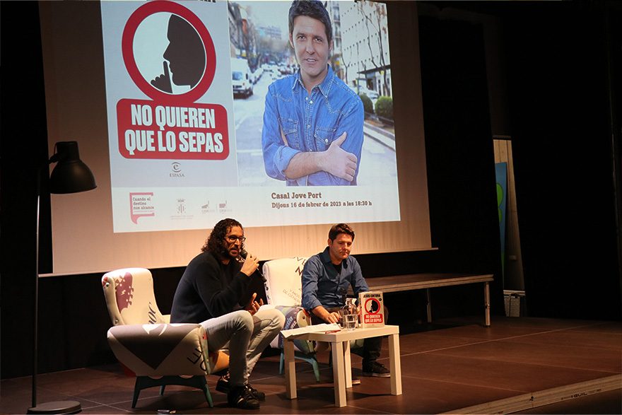 Jesús Cintora presenta el seu llibre ‘No quieren que lo sepas’ dins del cicle de ‘Trobades per a evitar la ceguesa’ de la regidoria de Joventut i Infància