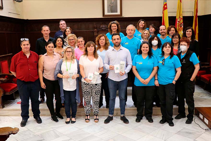 L'Ajuntament de Sagunt rep l'alumnat dels seus programes formatius