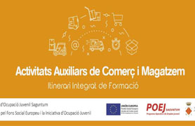Promoció Econòmica amplia el termini d'inscripció per participar als nous itineraris formatius d’activitats auxiliars de comerç i magatzem