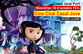 El Casal Jove del Port de Sagunt projecta ‘Los mundos de Coraline’ dins del cicle Cinema Club