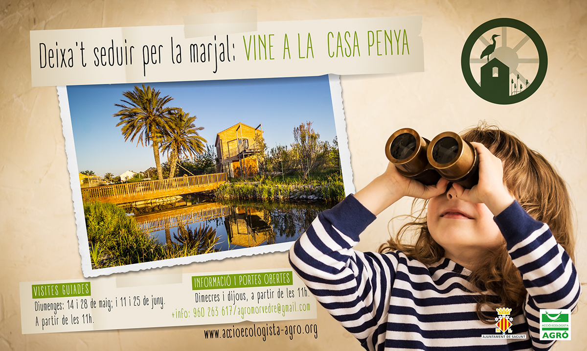 L’Ajuntament de Sagunt i Acció Ecologista-Agró continuen amb les visites a la Casa de Penya