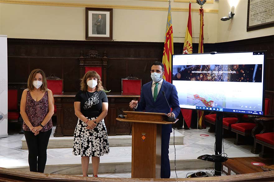El departament de Promoció Econòmica presenta un portal web amb informació de les àrees empresarials del municipi