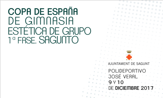 La 1ª Fase de la Copa d’Espanya de Gimnàsia Estètica de Grup se celebra este cap de setmana a Sagunt