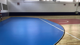 Finalitzen les obres de canvi de parquet en el pavelló de la Casa de la Joventut