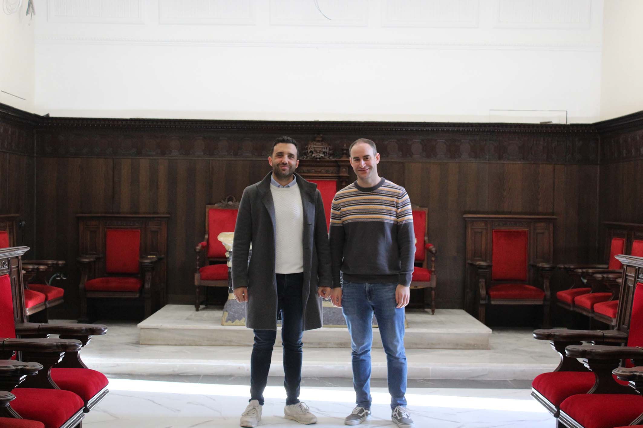 Finalitzen les obres del saló de plens de l'Ajuntament de Sagunt