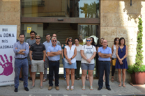 Sagunt guarda un minut de silenci pel presumpte assassinat masclista ocorregut a Getafe 