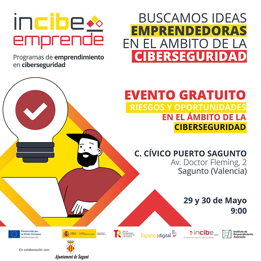 Sagunt serà seu de l'esdeveniment “Riscos i oportunitats en l'àmbit de la ciberseguretat”