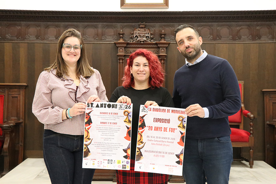 La Diabòlica de Morvedre presenta les activitats de les festes de Sant Antoni en el seu 20é aniversari