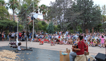 L'espectacle circense ‘Circant’ omple els jardins de l'Antic Sanatori amb música, teatre i acrobàcies