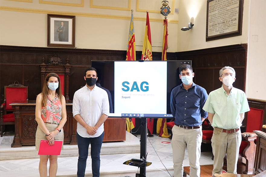 La Societat Anònima de Gestió de l'Ajuntament de Sagunt presenta la seua nova estratègia comunicativa i imatge corporativa
