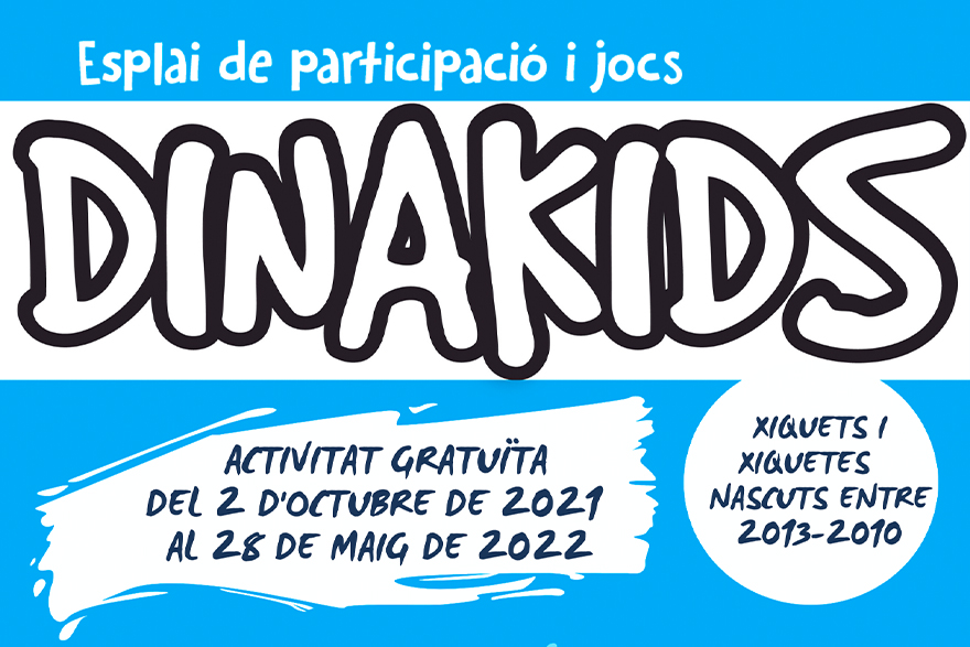 Joventut obri el termini d'inscripció per al grup de participació infantil Dinakids
