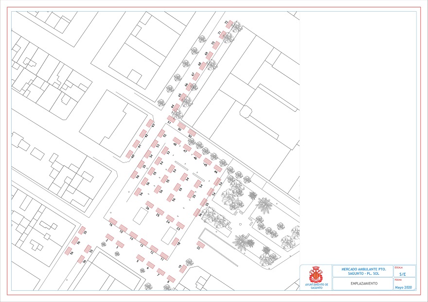 Demà se celebrarà el mercat exterior de fruites i verdures al Port de Sagunt