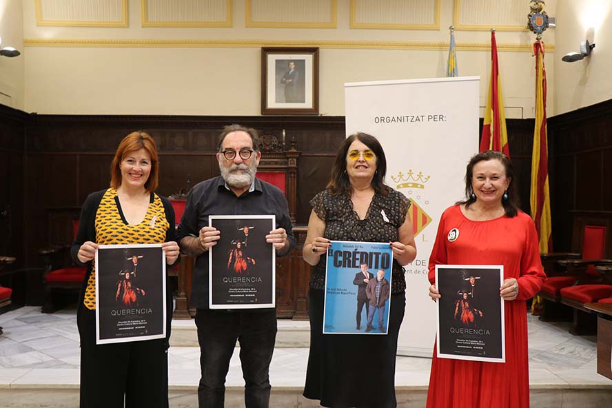 La Companyia Hongaresa Teatre presenta l'obra 'Querencia' a l'Ajuntament de Sagunt