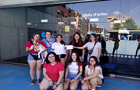 El grup HRJove ha entregat part de la recaptació del Jove Talent a l'ONG SOS Animals Sagunt