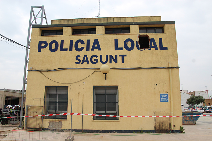Les obres de la reforma integral de la central de Policia Local de Sagunt suposen una inversió pròxima als 900.000 euros