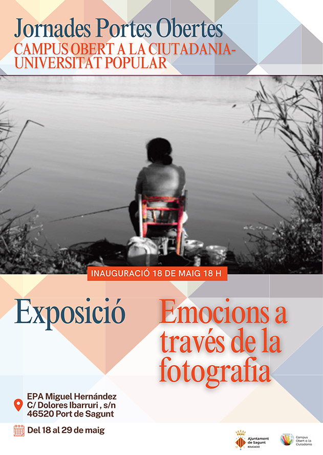 Exposición 'Emociones a través de la fotografía' del Campus Obert a la Ciutadania