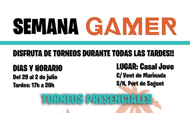 Joventut organitza la Setmana Gamer amb tornejos presencials i online de videojocs