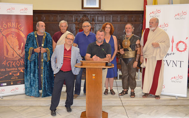 L'obra “Sónnica y Acteón” es representarà dins del festival Sagunt a Escena 2016 del 5 al 7 d'agost
