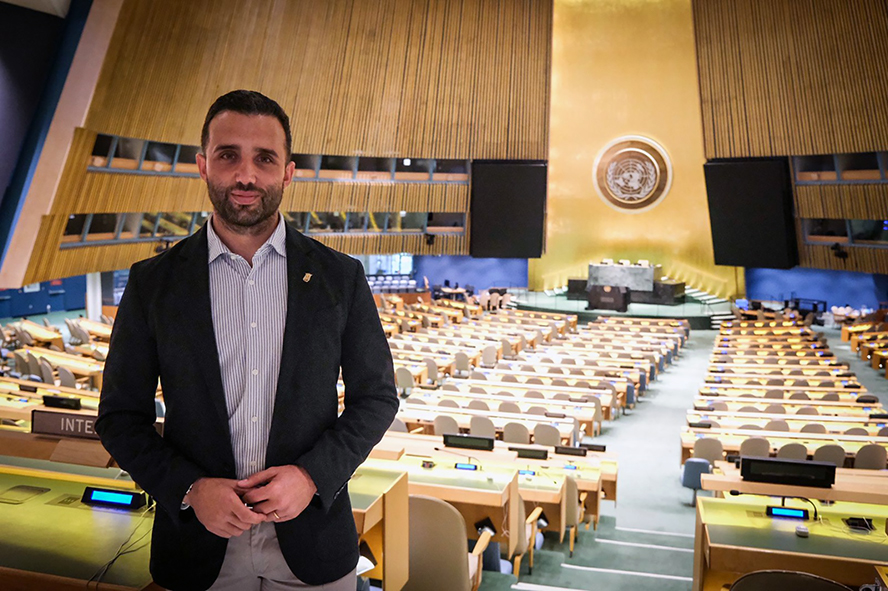 L'alcalde de Sagunt es reunix amb responsables de l'ONU per a promoure iniciatives conjuntes