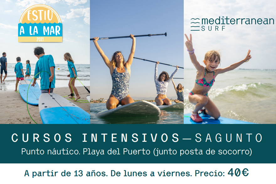 Cursos intensius de paddle surf a l'agost dins de l'oferta d’Estiu a la Mar
